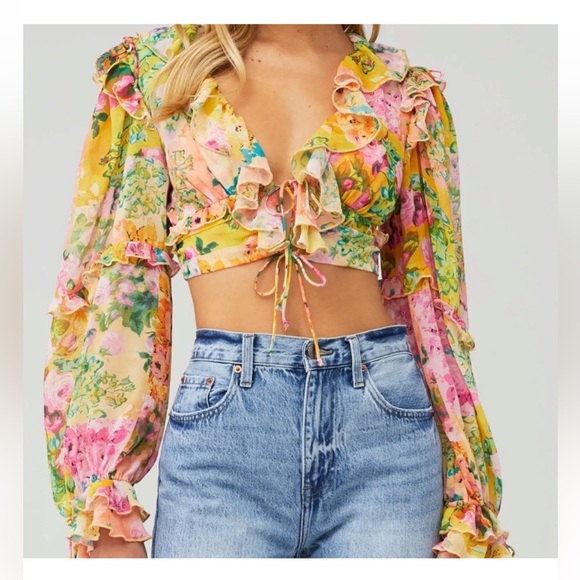 For Love And Lemons Tops - For love & lemons Nina top